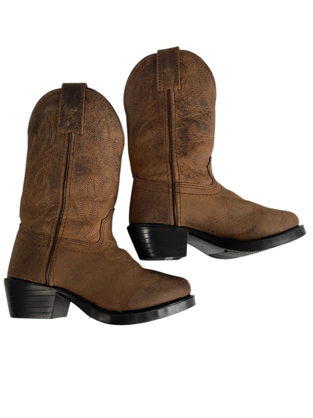 Smoky Mountain Leather Western Boots in Brown toddler 8.5